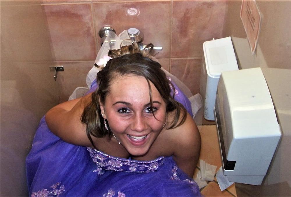 25P Brides, Prom Babes, and formal dressed babes peeing