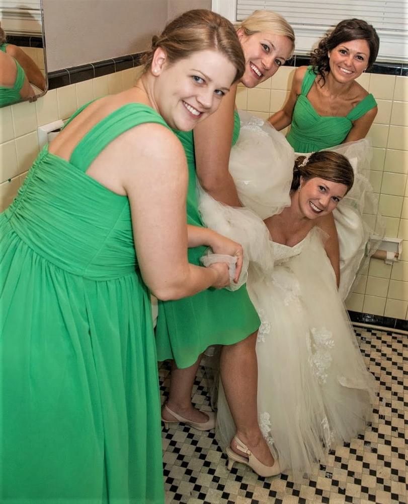 25P Brides, Prom Babes, and formal dressed babes peeing