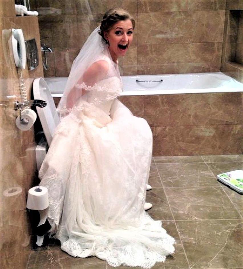 25P Brides, Prom Babes, and formal dressed babes peeing