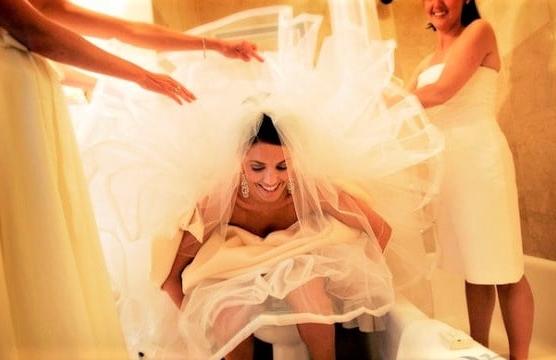 25P Brides, Prom Babes, and formal dressed babes peeing