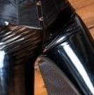 25P Leather cameltoe 10