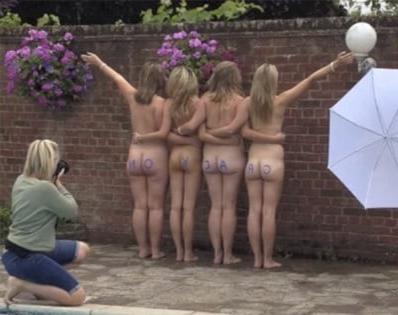 11P Netball naked calendar