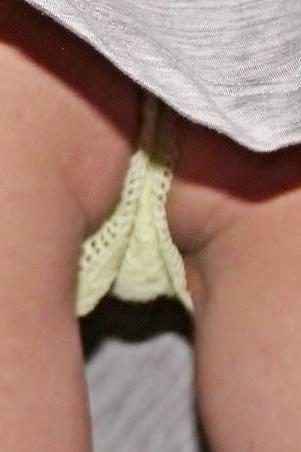 24P panty tease with amazing cameltoe photos