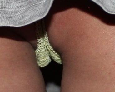 24P panty tease with amazing cameltoe photos