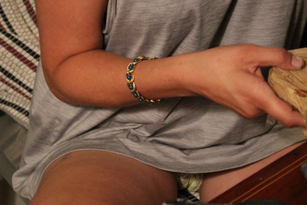 24P panty tease with amazing cameltoe photos