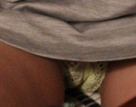 24P panty tease with amazing cameltoe photos