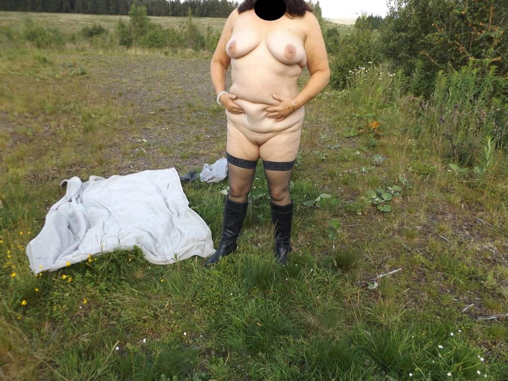 15P another walk in woods part 2 shaved vagina