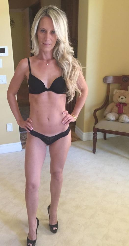 25P Wealthy Long Legged Petite MILF Blonde Exposed - Anymore?