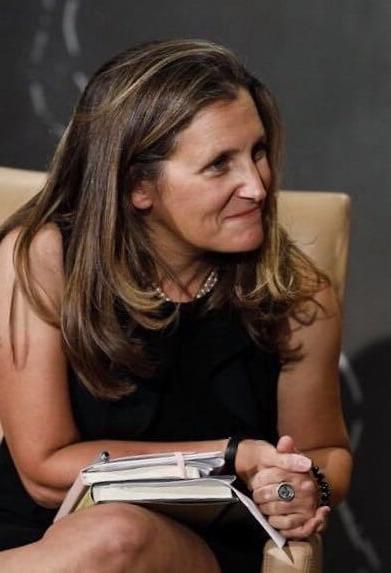 25P Canadian Politician Chrystia Freeland