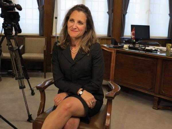25P Canadian Politician Chrystia Freeland
