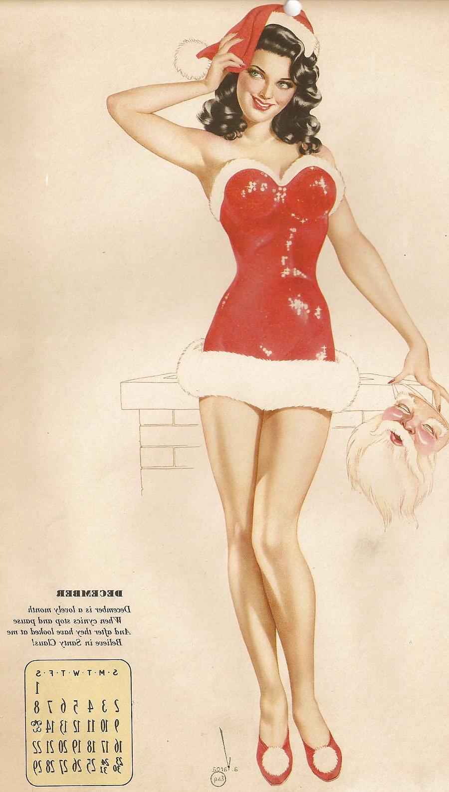 13P Erotic Calendar 5 - Vargas Pin-ups 1945