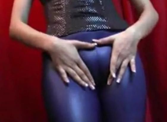 25P Leather cameltoe 6