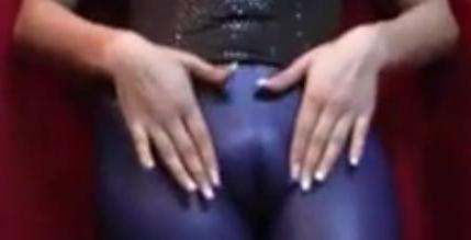 25P Leather cameltoe 6