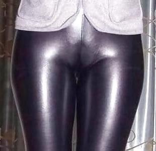 25P Leather cameltoe 7