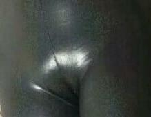 25P Leather cameltoe 8
