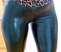 25P Leather cameltoe 8