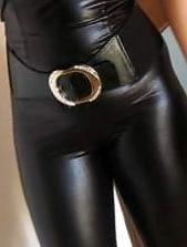 25P Leather cameltoe 4