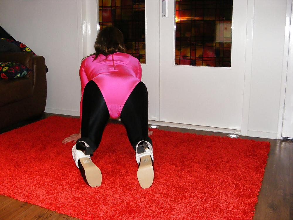 12P Shiny leotard