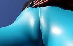 25P Leather cameltoe 5