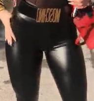 25P Leather cameltoe 5