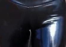 25P Leather cameltoe 5