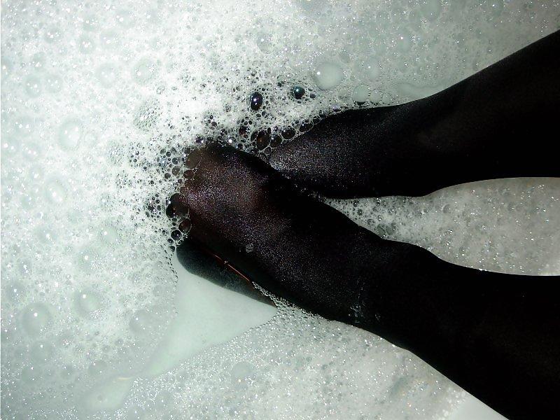 20P In Strumpfhose im Wasser - in pantyhose in water