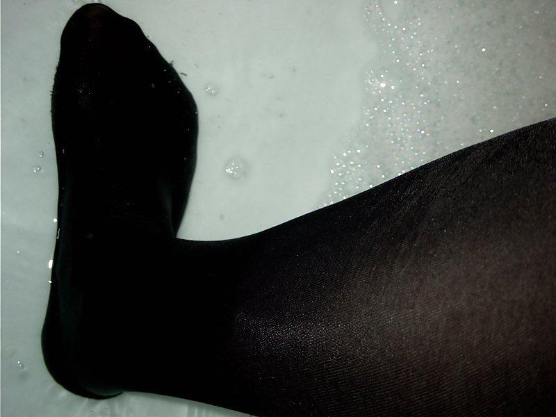 20P In Strumpfhose im Wasser - in pantyhose in water