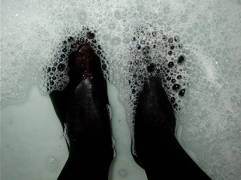 20P In Strumpfhose im Wasser - in pantyhose in water