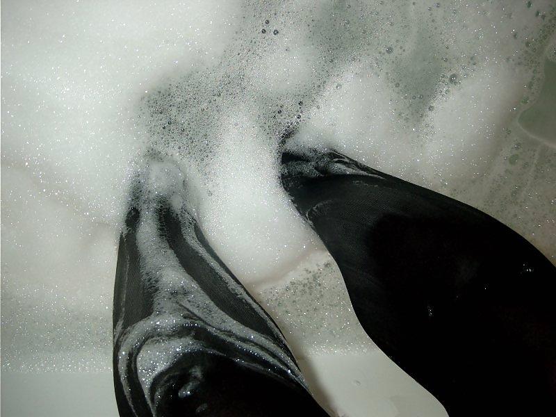 20P In Strumpfhose im Wasser - in pantyhose in water