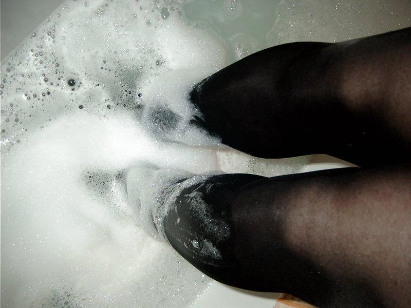 20P In Strumpfhose im Wasser - in pantyhose in water
