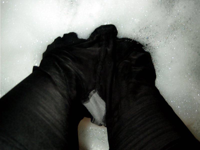 20P In Strumpfhose im Wasser - in pantyhose in water