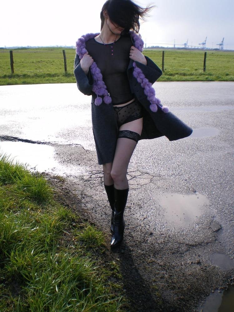25P French Swinger Slut Goes Dogging #2
