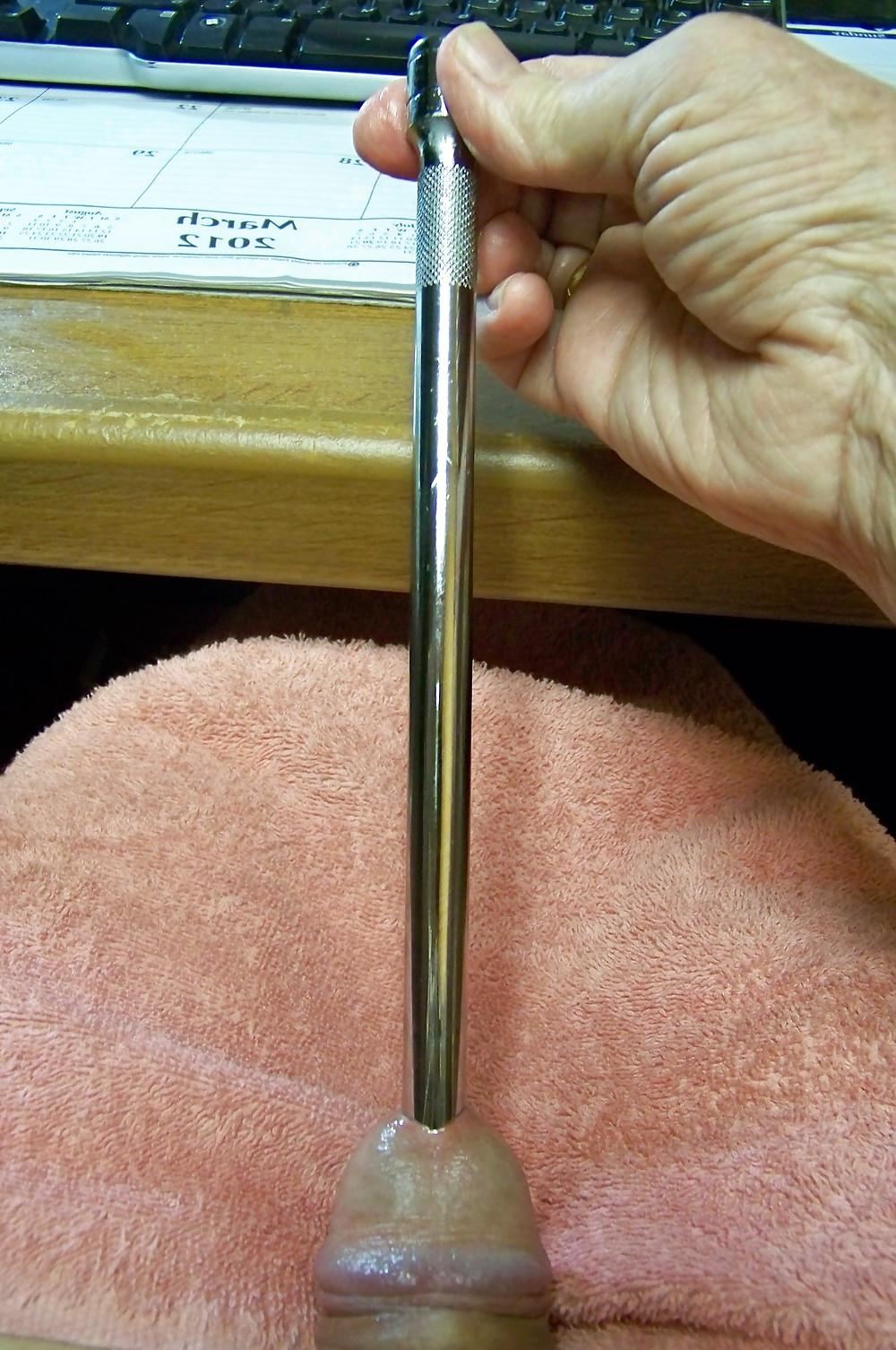 8P A ten inch 12mm extension is driven all the way home 