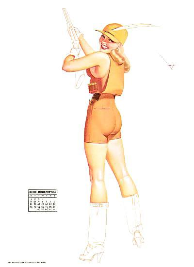 13P Erotic Calendar 10 - Petty Pin-ups 1948