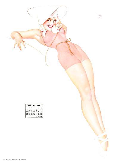 13P Erotic Calendar 10 - Petty Pin-ups 1948