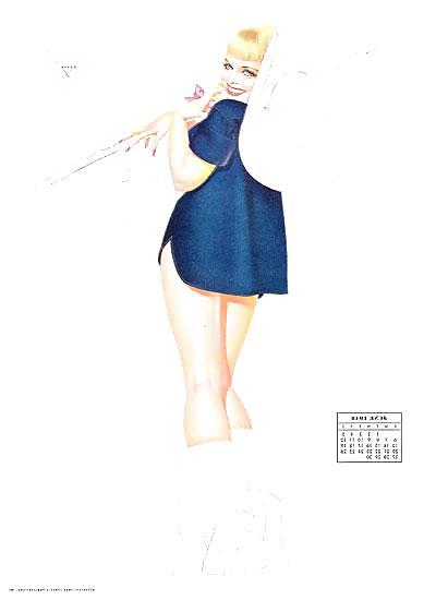 13P Erotic Calendar 10 - Petty Pin-ups 1948