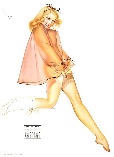 13P Erotic Calendar 10 - Petty Pin-ups 1948