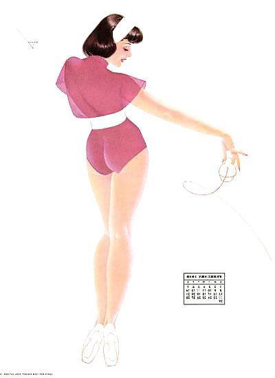 13P Erotic Calendar 10 - Petty Pin-ups 1948