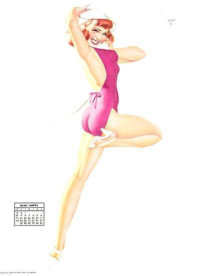 13P Erotic Calendar 10 - Petty Pin-ups 1948