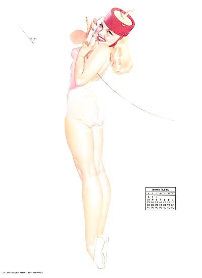 13P Erotic Calendar 10 - Petty Pin-ups 1948
