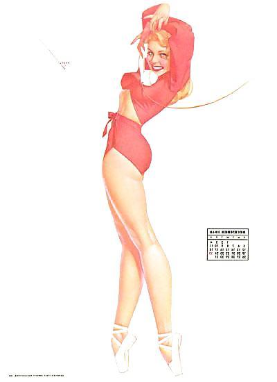 13P Erotic Calendar 10 - Petty Pin-ups 1948