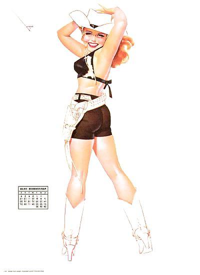 13P Erotic Calendar 10 - Petty Pin-ups 1948