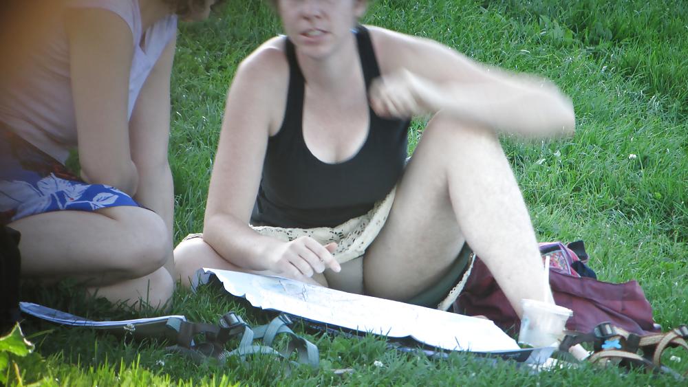 12P Park upskirt