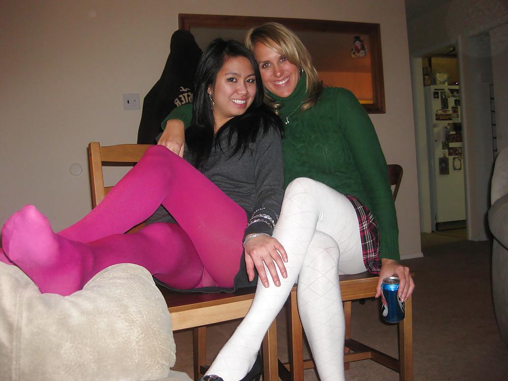25P Pantyhose girls