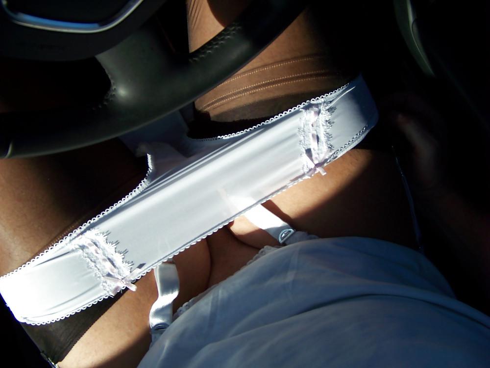 25P Sissy Driving Home from Work