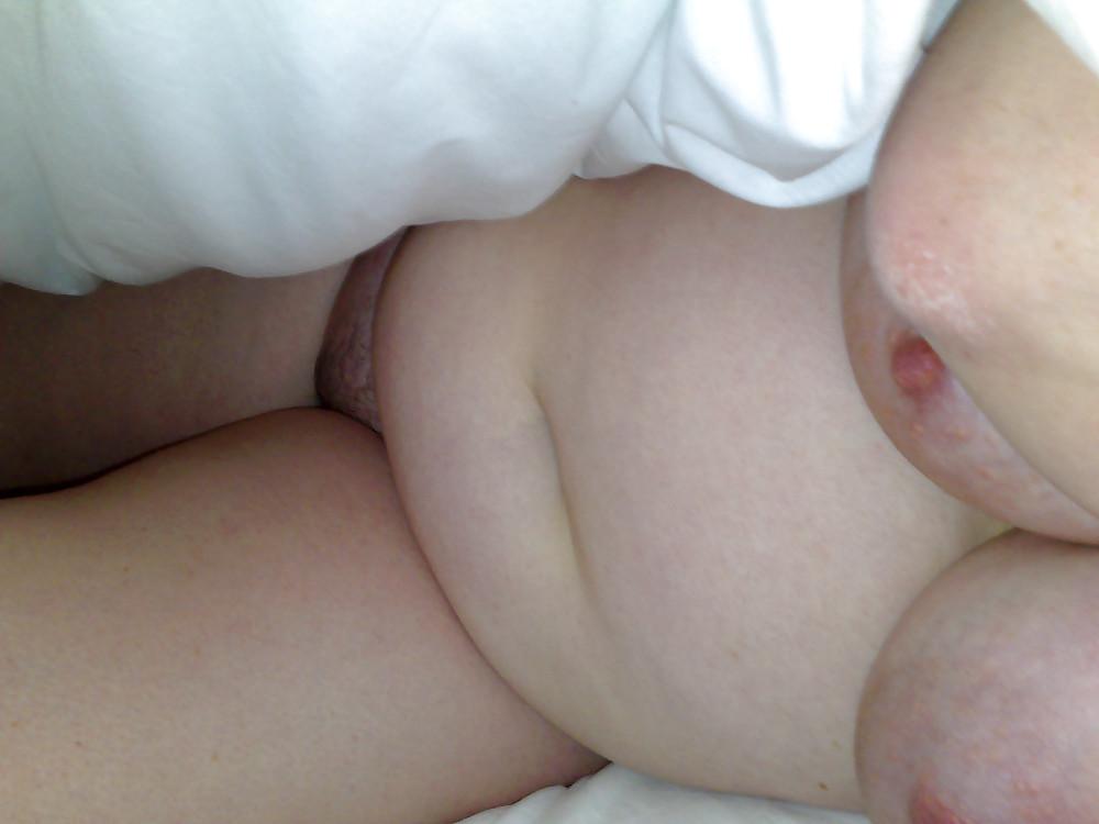5P Resting exposed chubby wife tits