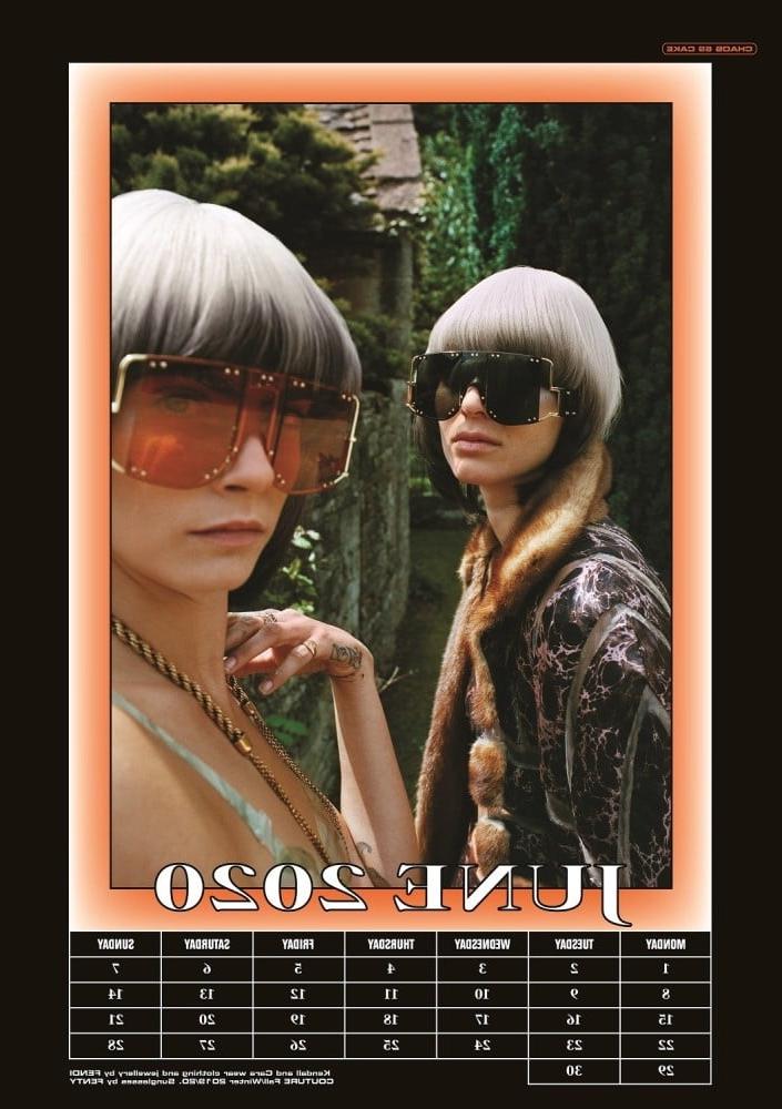 25P Chaos 69 - 2020 Calendar (Scans): Cara &amp; Kendall