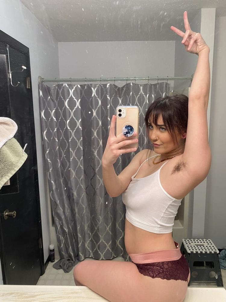 25P Hot 22yo hairy Girl private Selfies at home and outdoor