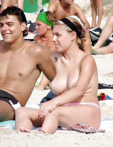 25P Beautiful Day at The French Beach 6 by Voyeur TROC
