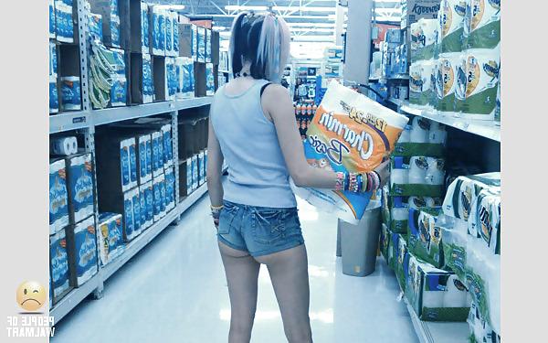 23P Sluts caught shopping upskirt tits